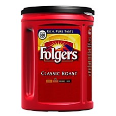 Folgers® Coffee, Classic Roast, 48 Oz. Canister