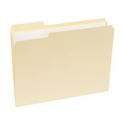 Manila Folder, 8 1/2 x 11,  1/3 Tab (Based on quantity of 1, not a whole box)