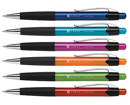 Mechanical Pencils, Soft-Grip, 0.9 mm (Based on quantity of 1, not a whole box)