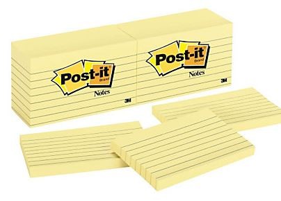 Self Stick Notes 3" x 5" (Based on quantity of 1, not a whole pack)