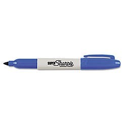 Sharpie - Blue, Fine Tip Permanent Marker (Based on quantity of 1, not a whole box)