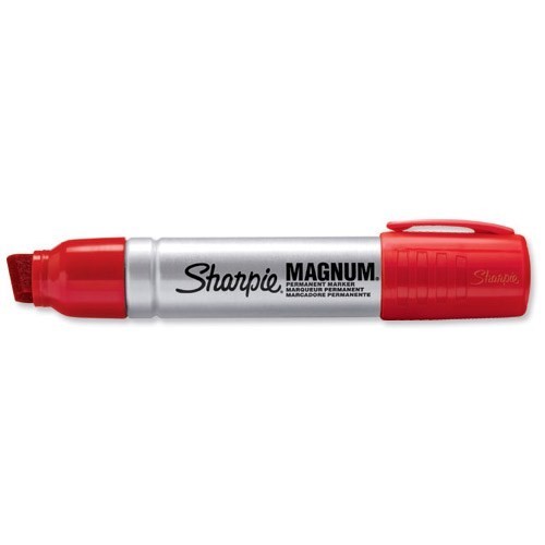 Sharpie Magnum Permanent Marker, Red (Based on quantity of 1, not a whole box)