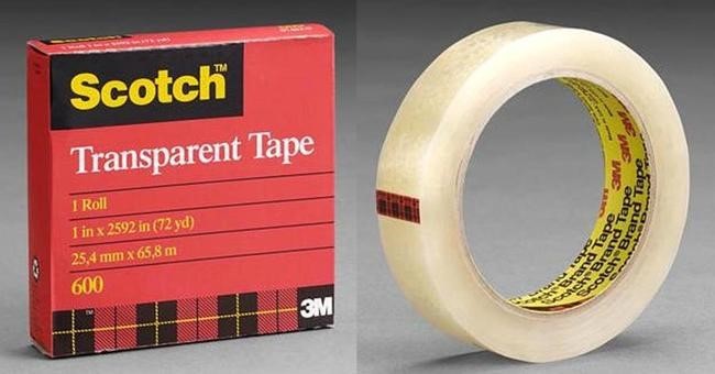 Transparent Tape, 1" x 2592" (1 box)