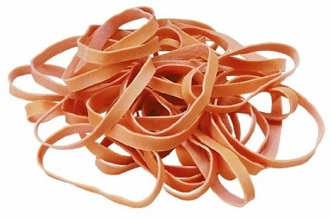 Rubber Bands, #33, 3 1/2" x 1/8", Crepe, 