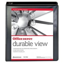 Durable View Round-Ring Binder, 1 1/2" Rings (Based on quantity of 1)