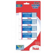 Pentel® Hi-Polymer Erasers, White (Based on quantity of 1, not a whole box)