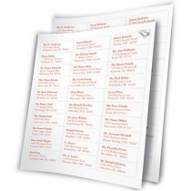 White Inkjet/Laser Address Labels, 1" x 2 5/8", (based on quantity of 1 PAGE not a box) (30 labels per page)