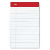 Office Depot® Brand Perforated Writing Pads, 5" x 8", Narrow Ruled, 50 Sheets (Based on quantity of 1, not a whole pack)