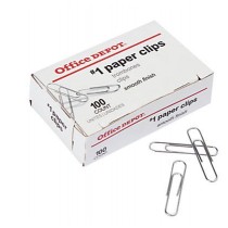 Paper Clips, silver, 1-3/4 small (1 box)