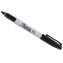 Sharpie - Black, Fine Tip Permanent Marker, Black (Based on quantity of 1, not a whole box)