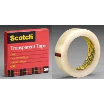 Transparent Tape, 1" x 2592" (1 box)