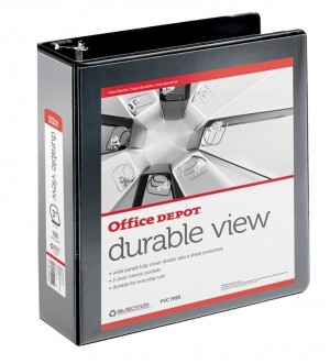Durable View Round-Ring Binder, 3" Rings (Based on quantity of 1)