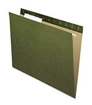 Hanging Folders, 1/5 Cut, Letter Size, Green (Based on quantity of 1, not a whole box)