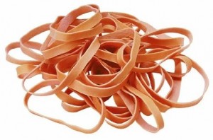 Rubber Bands, #33, 3 1/2" x 1/8", Crepe, 